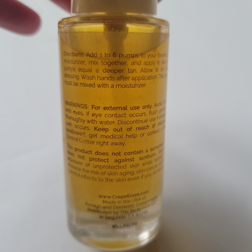 Crepe Erase Self-Tanning Body Drops with TruFirm 1 fl oz - Picture 4 of 4